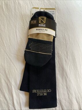 Men's Perfect Fit Black Boot Socks